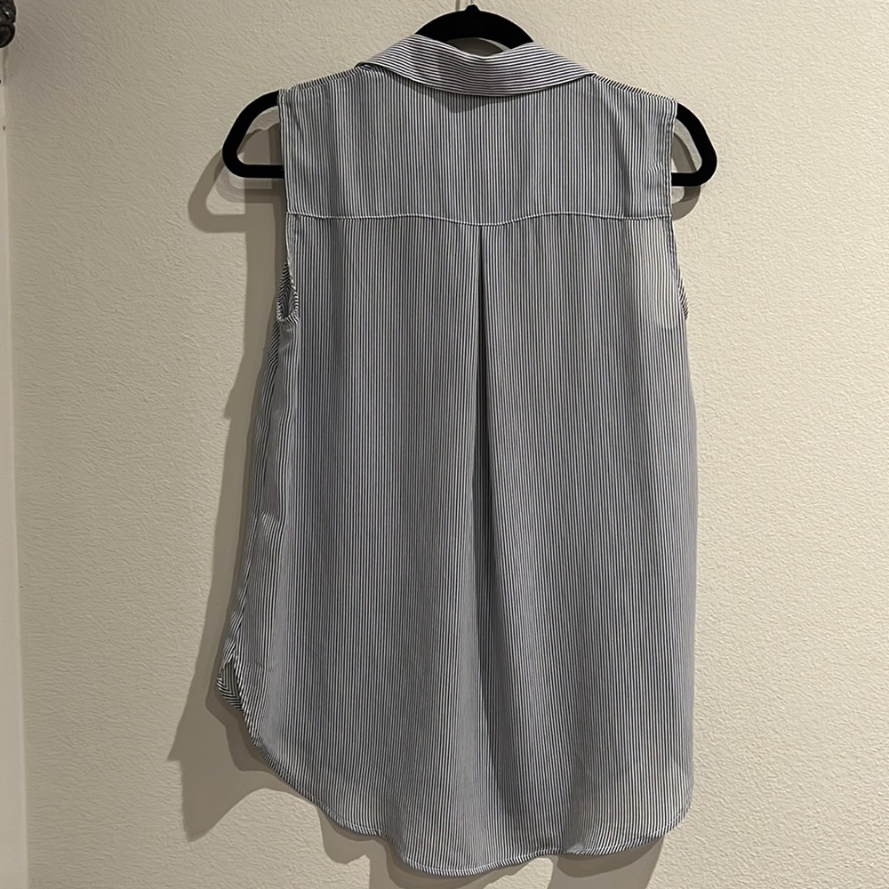 Striped Button Up Tank - Picture 4 of 4